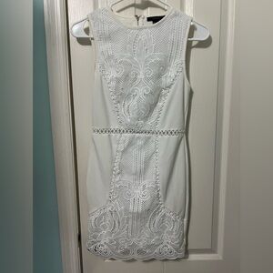 White lace dress